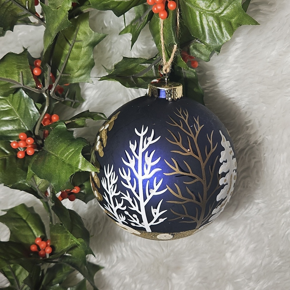 Hand Crafted Upcycled Christmas Tree Ornaments Gold